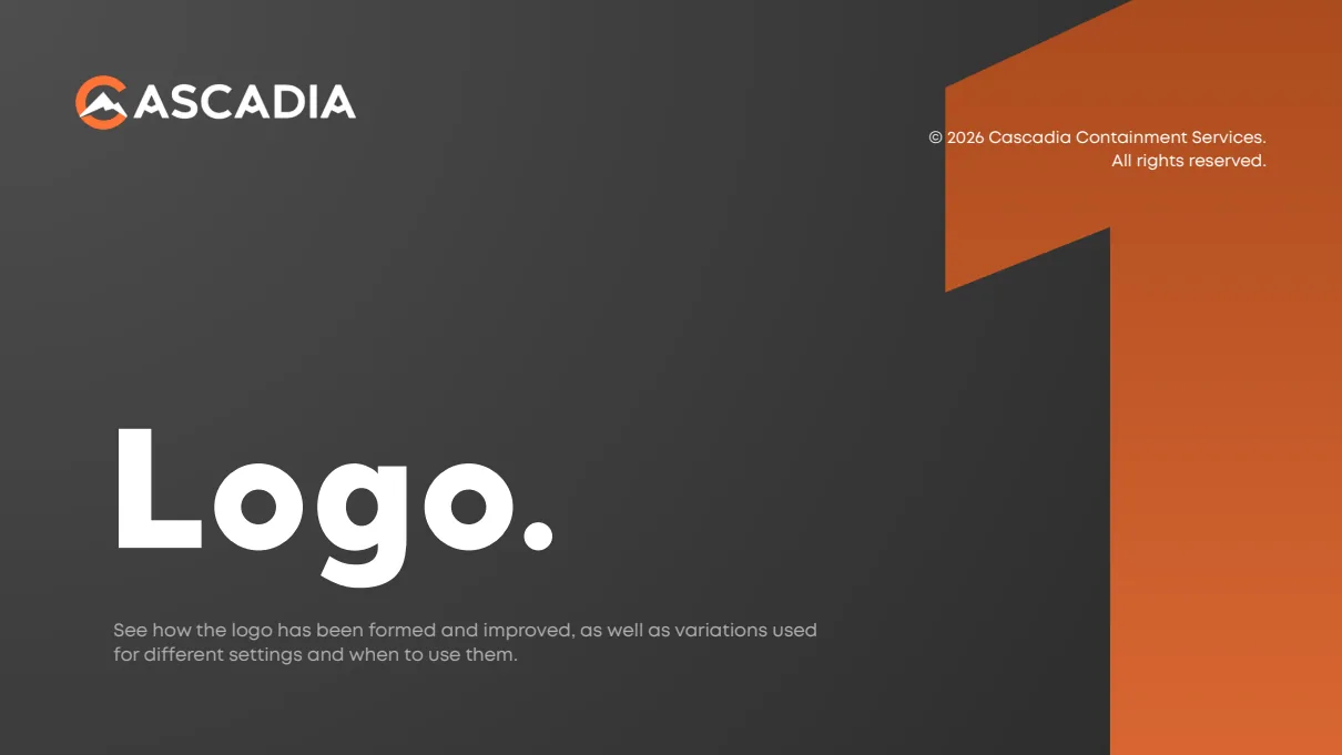 Logo system section cover